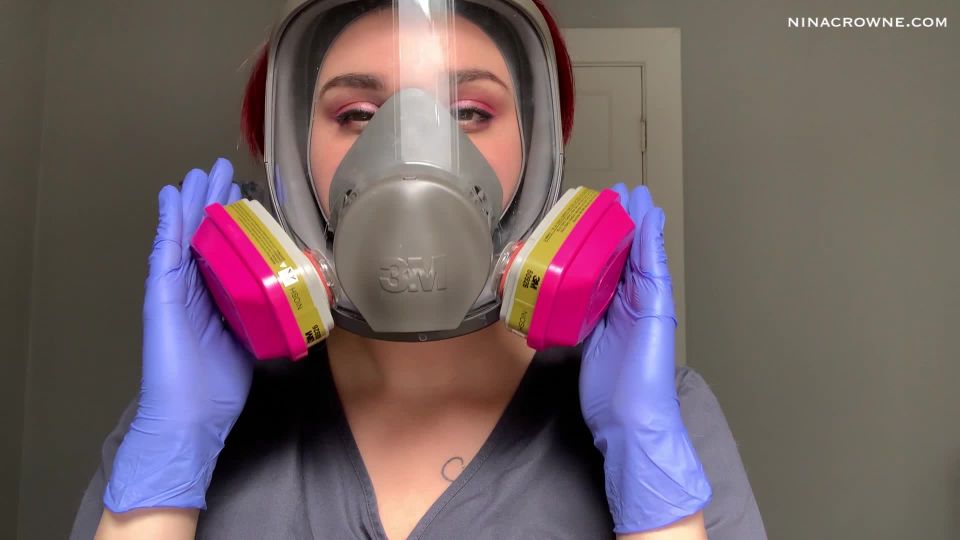 online adult video 48 Nina Crowne - Nurse in Respirator Gives Handjob on pov bald fetish