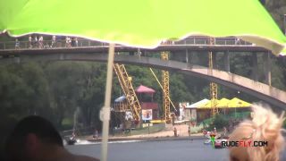 Amateur make fun at a nude strand  2