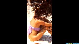 Bottomless in the beach