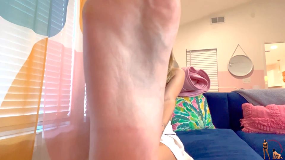 Femdom Puppy Play - London Evans Cucked Veighbor - Feet joi