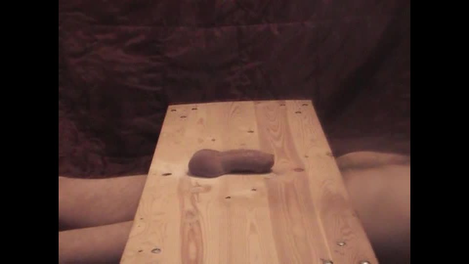 online video 20 Kicking and Fucking the cock on the board - fetish - femdom porn curvy femdom