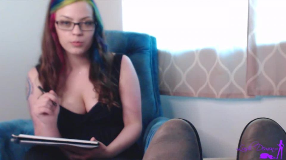 video clip para adultos 29 ébano femdom carasitting DemonGoddessJ - Caro ED Terapia, dominación en la masturbación porno