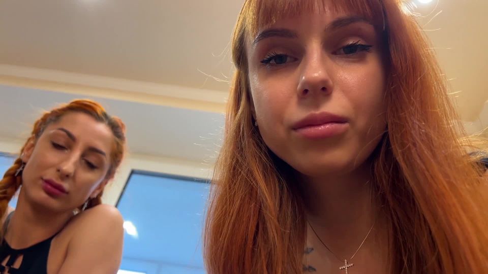 online adult video 12 PPFemdom – POV Triple Spitting Femdom CloseUp from Mistresses Kira Sofi and Agma - female domination - group sex porn natalie black femdom