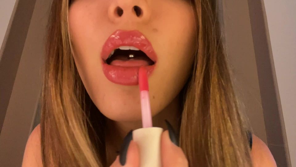 online adult clip 3 Lip Gloss Fetish | masturbation instruction | masturbation porn body cast fetish