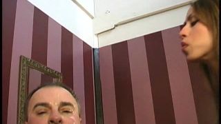 porn video 45 Bathed in Spit - balls - femdom porn primal fetish hypnosis