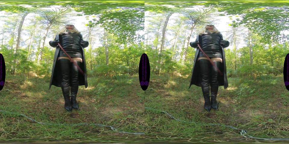 The English Mansion Mistress Sidonia: Leather Rehabilitation – VR (Release date: Feb. 22, 2021) – slave training Dirty Talk and Masturbation Instructions vr Mistress Sidonia