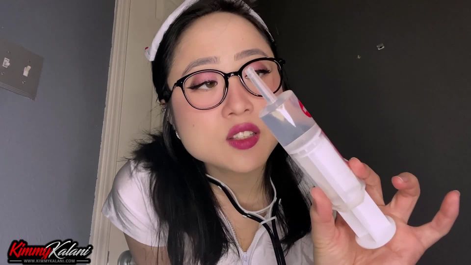 Kimmy Kalani – ASMR JOI Asian Nurse Gets Sperm Sample femdom 