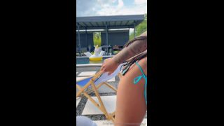 Kristina Penava (kristinamandarinaa) Outdoor BG Pool Sextape PPV Onlyfans (Pornstar)