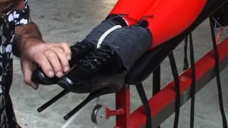 free adult video 46 hand fetish HouseofGord: Trussed and Transported, transport on high heels porn