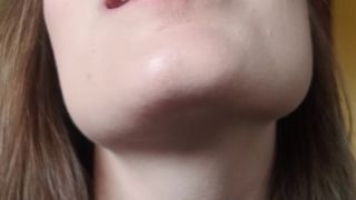 Nina Crowne - HD Close Up Mouth Cum