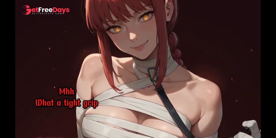 [GetFreeDays.com] Makima Quickshot JOI Femdom, Post Orgasm Tortura, Tetas Hentai JOI Sex Clip Marzo 2023