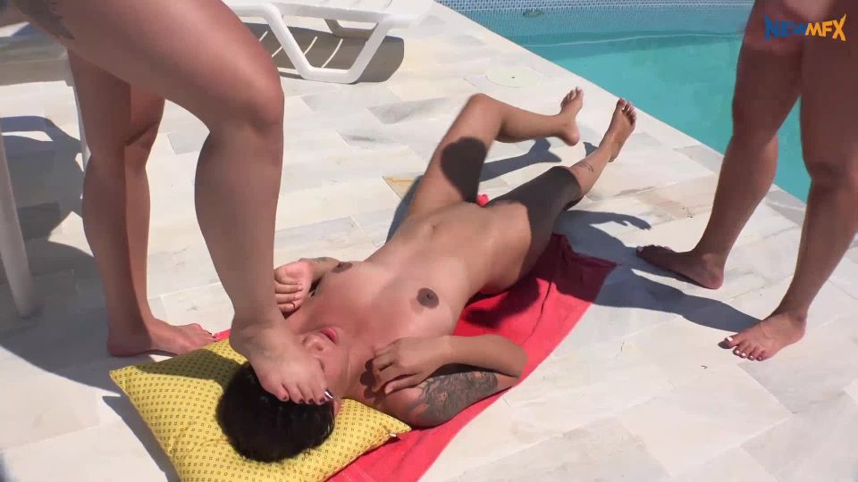 xxx video 32 impregnation fetish Trampling in the hot floor, fetish on femdom porn