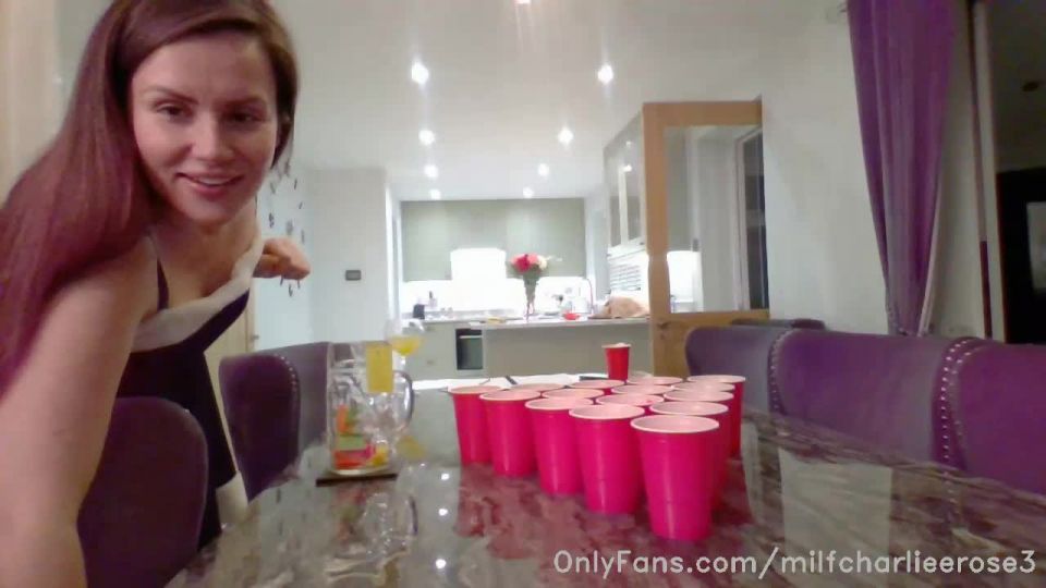 Onlyfans - milfcharlieerose3 - Stream started at      pm PRIZE BEER PONG  Ball   Balls  LUCY DIP - 17-03-2021