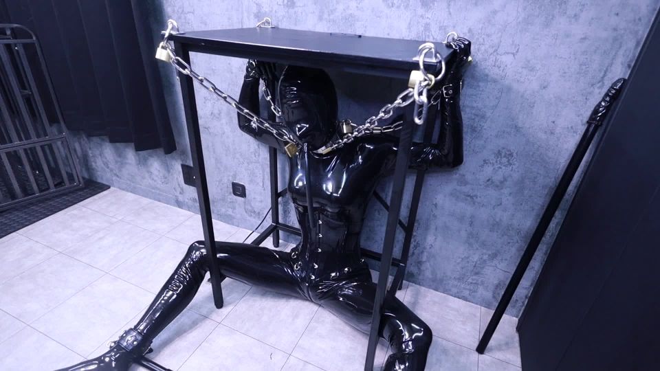 Fantia jp DDD04004120 (Rubber Suffocation Table) ラバー窒息テーブル ショート