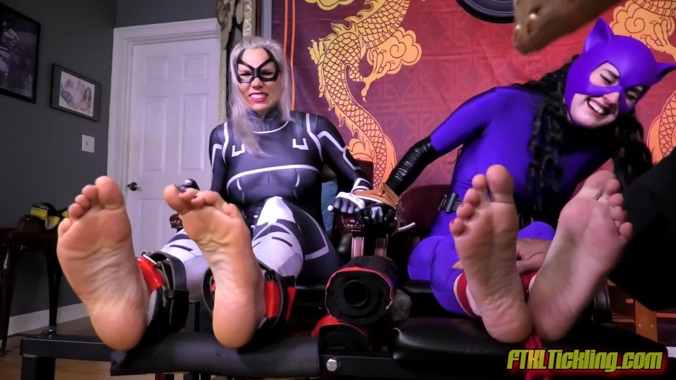 free adult clip 32 Superheroine Tickle Takedown A Ticklish Cat-astrophe!, foot fetish positions on hardcore porn 