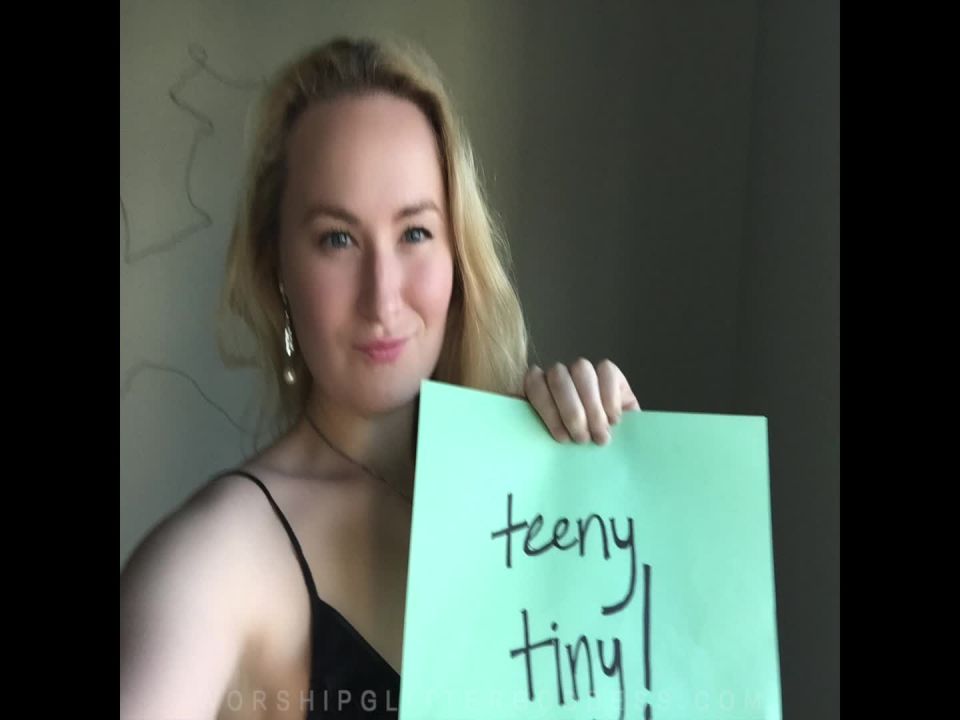 free xxx video 20 Glitter Goddess - Small Penis Humiliation (SPH) on masturbation porn gay dress shoe fetish