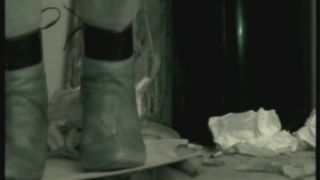 Candid outdoor public hidden cam face trample