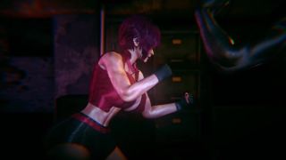 7146 Jinx y Vi follada por Big Black Cock