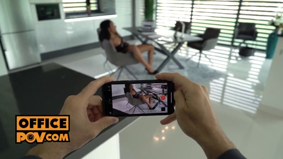 Romy Indy - Romy Indy finally get to fuck her boss after masturbating all day