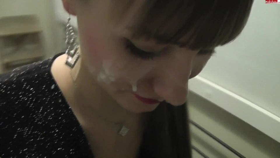 Angel Desert - Walking with Sperm On Face in IKEA (Euro sex)