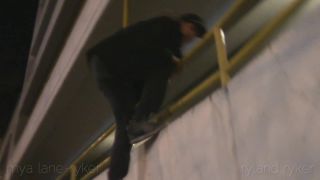 Mya Lane - Blowjob in the Streets at Night (Euro sex)