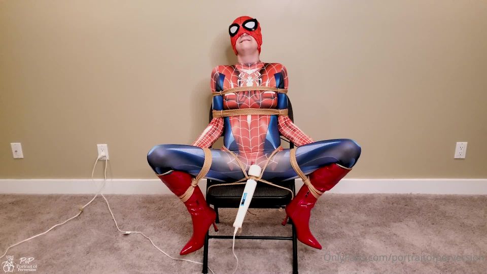 poperversion -Custom Video Commission - SpiderGirll in Orgasm Trap- by portraitofperversion from OnlyFans