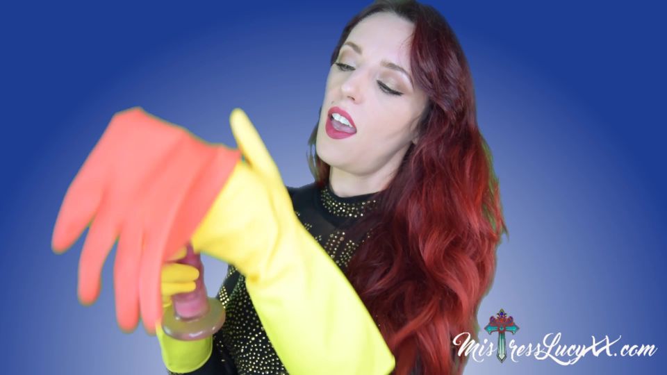online video 26 converse fetish porn Mistress LucyXX – Rubber Glove JOI, jerkoff instructions on femdom porn