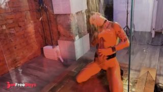 Rockstar Monika Foxxx has Fun with Big Dildos in the Shower