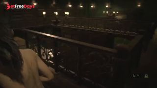 NAKED Claire Redfield in Resident Evil 2 gameplay part 2