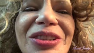 Tia Stone - Your Horny Mature Stepaunt Tia Sucks Your Cock POV