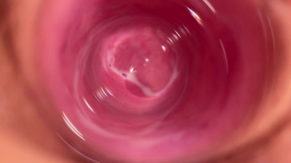 Cute PussyCamera deep inside Mia's vagina