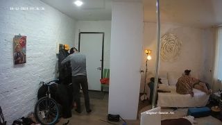 Voyeur - House - Kenia And Friend Threesome Hard Sex In Living Room 2024-10-12 Cam 2 - 2024