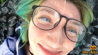 den_kris - a selection of a lot of serma for a cute schoolgirl with glasses