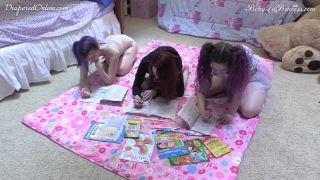 Diaperedonline2Picky Stephanie Picky Stephanie  Bunny Coloring on Floor