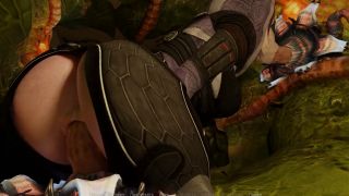 Lsd131313 - Cutie has fun with a horny plant monster