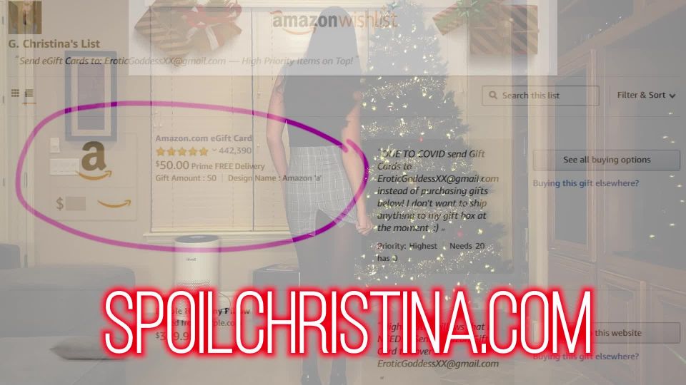 online video 36 lipstick fetish porn masturbation porn | Goddess Christina - Day 12 - The Naughty List - 12 Days of ChristinaMAS | anal licking