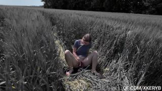 xKeryB - Close-up pussy lips open fingering with cute big tits girl