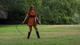 FEMDOM - POV - CLIPS - Lady Iveta - 2nd Stockwhip - Cracking - Lady iveta