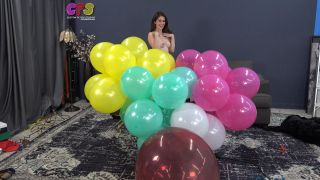 Custom Fetish - Athena N s Balloon Clusters Pop w Bonus - Fetish