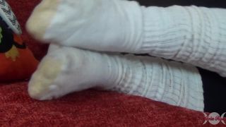 clip 44 Dirty Scrunched Tube Socks, black girl foot fetish on feet porn 