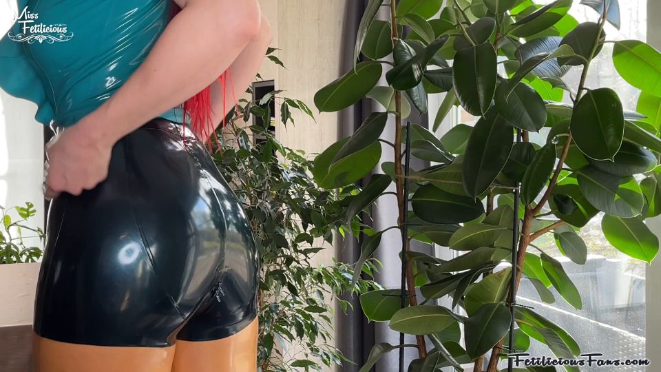 Latex Turquoise Tease.