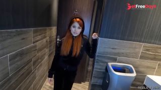 Peruvian Teen Thief Caught and Fucked Wildly in Anal in Hotel Toilet by 2 Str...