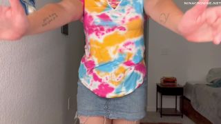 online clip 3 Nina Crowne - Sister Busts Your Balls, leg fetish on femdom porn 