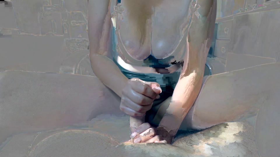 Alina Rose STEP-SISTER HANDJOB, FOOTJOB AND TITFUCK - CUM TITS