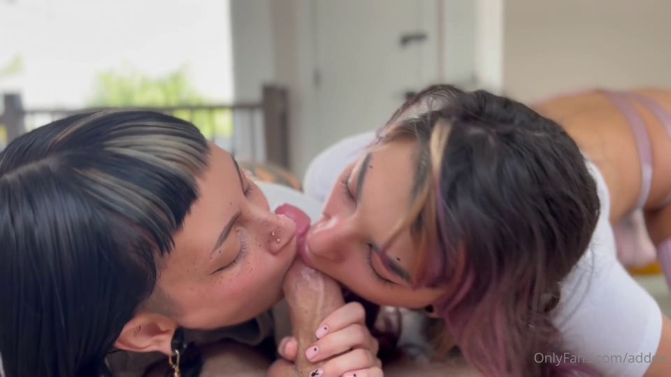 Addoxgrey Sucking Big Dick With Her Friend Onlyfans (Pornstar)
