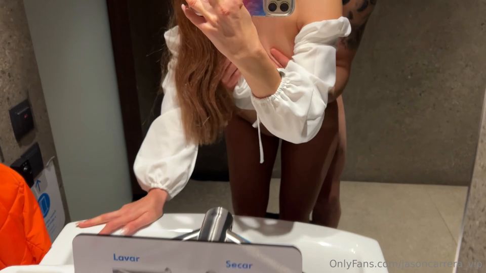 JasonCarrera We have sex at the shopping center bathroom - Mary Rock