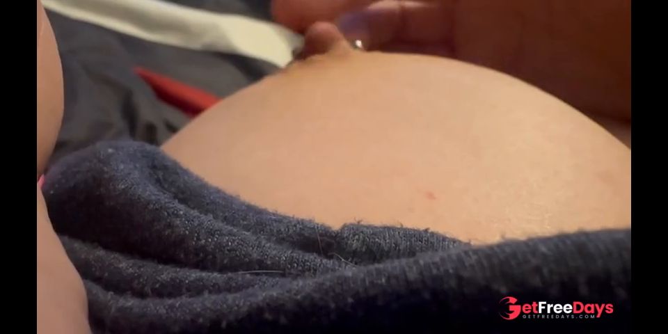 My POV while pleasuring myself with a nipple rub