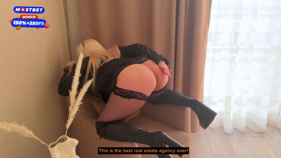 Rubiassa - ANAL con un agente inmobiliario me hizo comprar un condominio - Anal