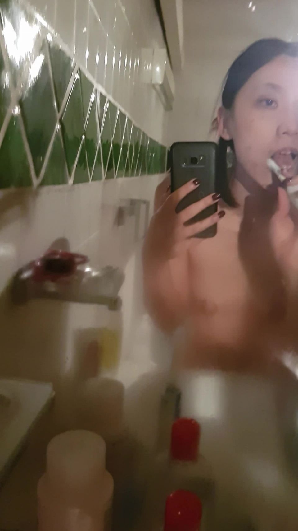 juneliu Cepillo mis dientes Buenas noches en adolescente