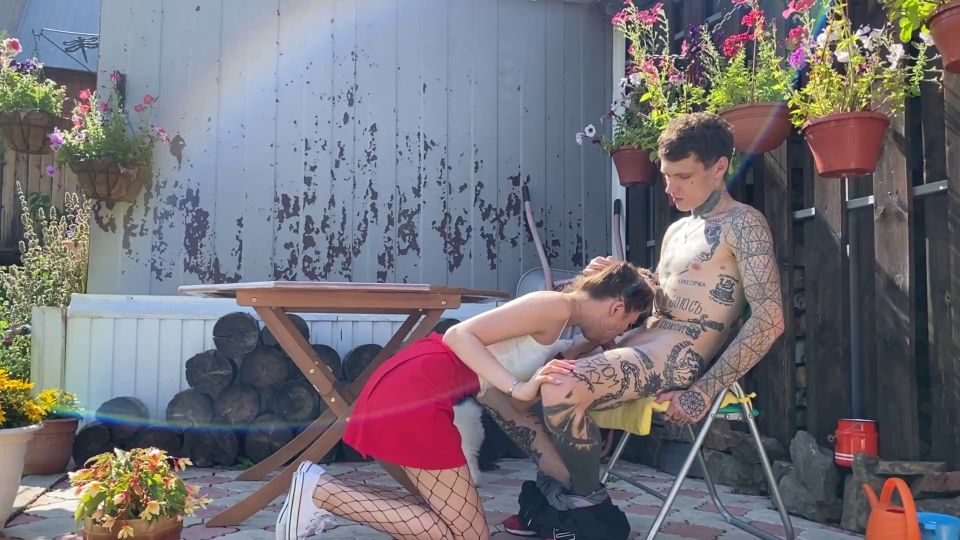 Vallery Ray - Invited a real prostitute in fishnet tights to cottage and fucked hard 1080P - Russian prostitute